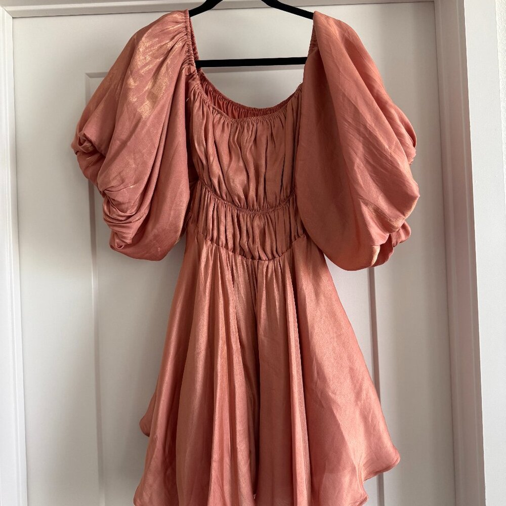 Altar’d State Shimmer Mini Dress – Size M – Worn Once